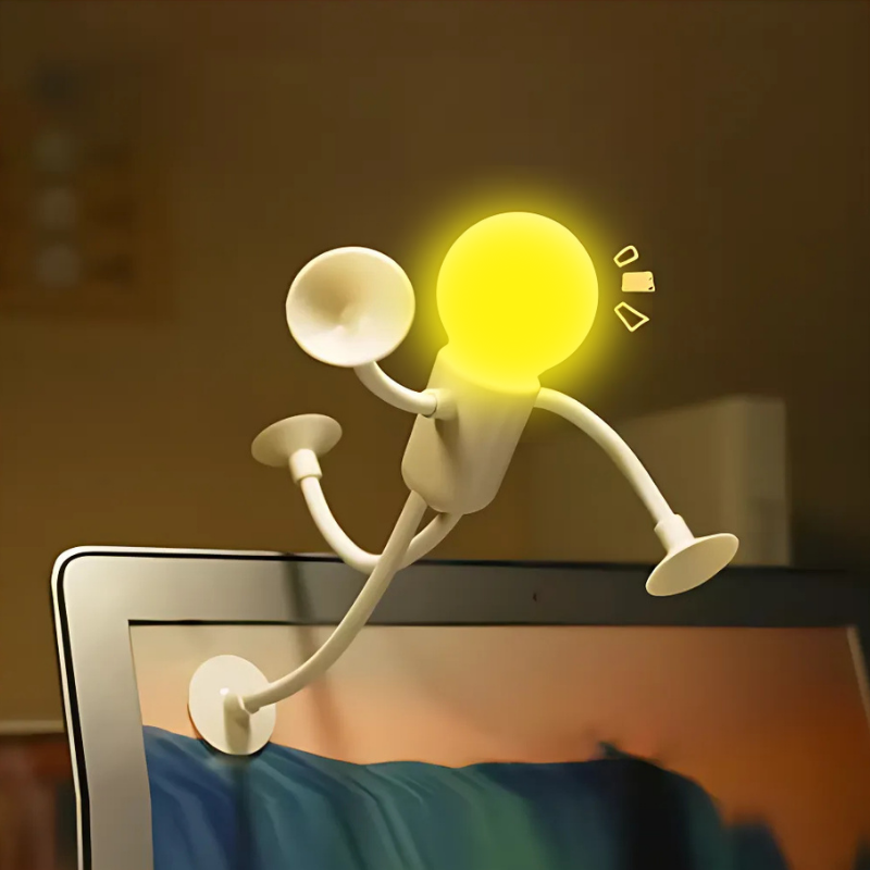 Ledsen™ FigureLamp 1+1 GRATIS: Mykt Lys Fleksibel Figur Nattlampe