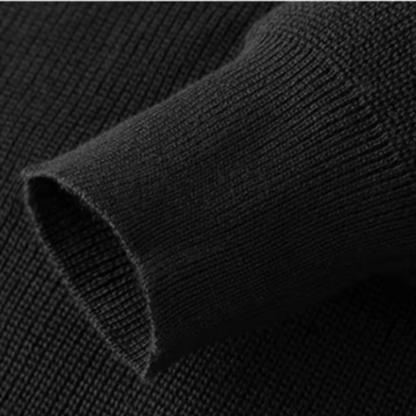 Icone™ PoloSweater: Afslappet Krave Strikket Polo Sweater