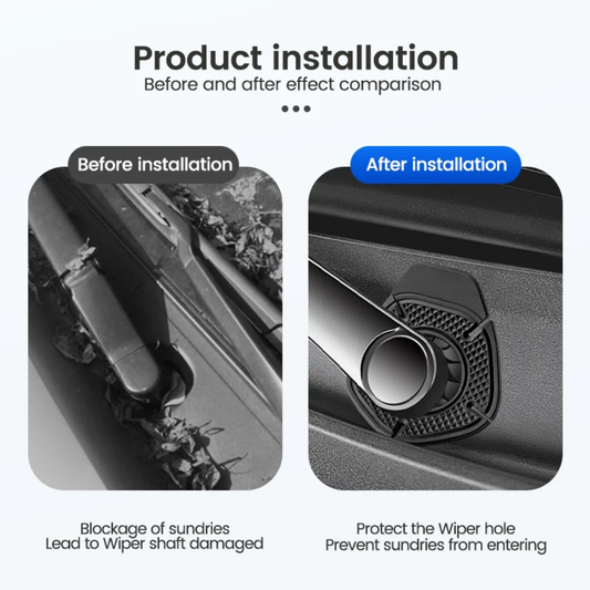 WiperBase 1+1 GRATIS: Enkel Installering Av Beskyttelsesdeksel Vindusviskerbase