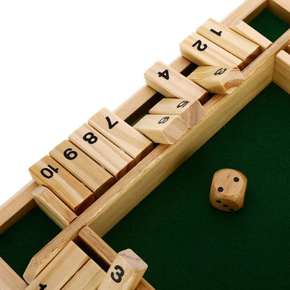 Kletshuts™ Woodys - Morsomt Interaktivt Familie Shut The Box Brettspill