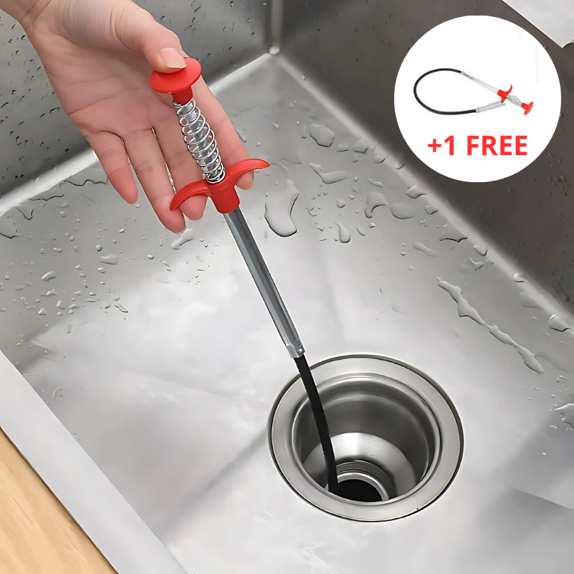 Cleaner Pro° CleaningHook 1+1 GRATIS: Multifunksjonell Kjøkkenvask og Avløpsrensekrok