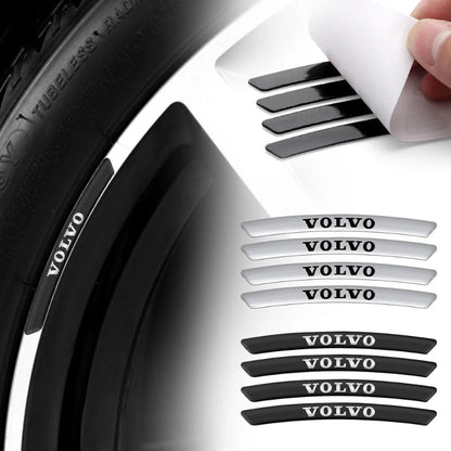 WheelDecals 1+1 GRATIS - Nem At Påføre Hjul Decals Bil Logo Fælg Klistermærker
