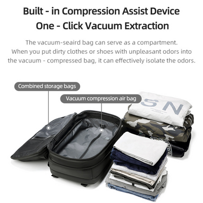 Icone™ CompressionBag: Plassbesparende Kompresjons Vakuum Reiseveske