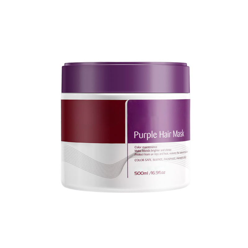 Rose® KeratinMask: Farve Og Dybde Reparationslilla Keratin Toning Hårmaske