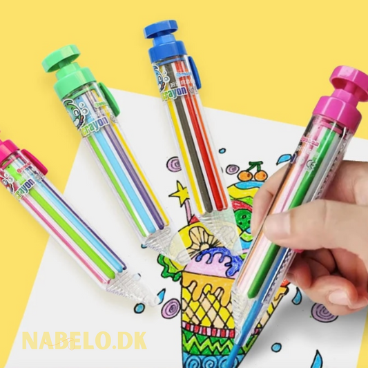 Kletshuts™ MagicCrayons - 8-i-1 Fargerike Kreative Fargeblyanter