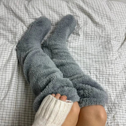 Happy™ LegWarmers 1+1 GRATIS: Myke Fluffy Benvarmere Vinter Varme Sokker