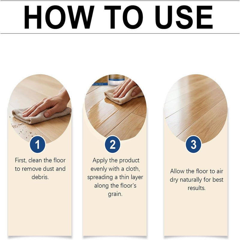 Cleaner Pro° FloorPolish: Let-Applikation Hurtig Glans Beskyttende Gulvpoleringsløsning