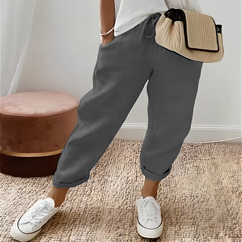 Icone™ DrawstringPants: Kvinders Elegante Sommer Afslappet Snørebukser