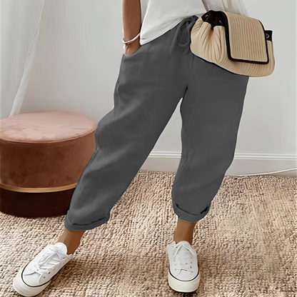 Icone™ DrawstringPants: Kvinders Elegante Sommer Afslappet Snørebukser