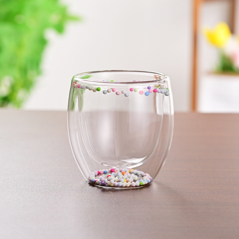 CrystalMug - Dobbelt Lagdelt Kreativ Glasskrus