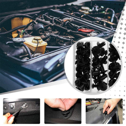 CarClips 1+1 GRATIS – Universell Bruk, Kraftig Bilreparasjonsklips