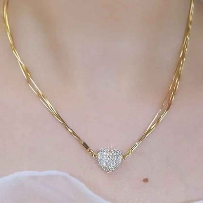 Jewelance™ MagneticHeart 1+1 GRATIS: Elegant Tidless Design Magnetisk Hjerte Halskæde