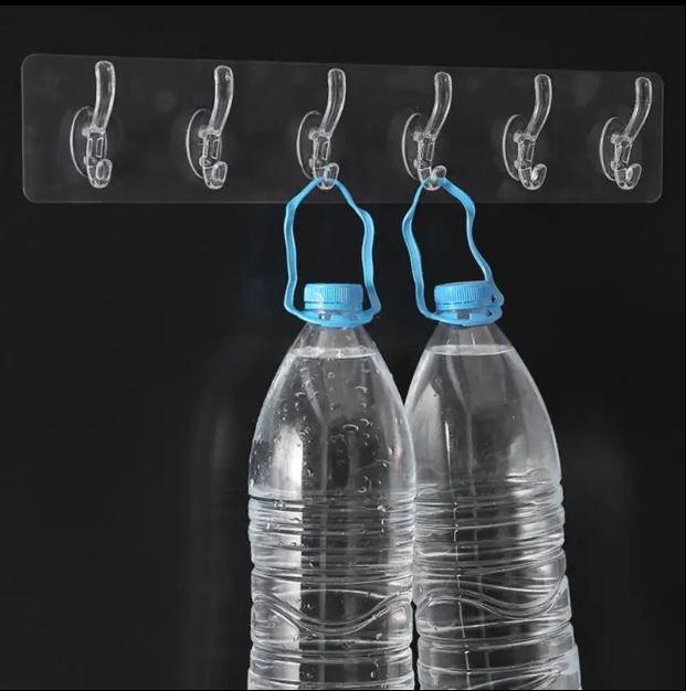 GlideHold® HexHook 1+1 GRATIS: Selvklebende Veggstativ