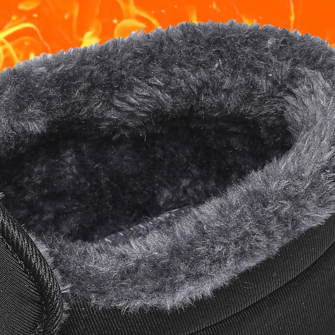 Happy™ WinterBoots: Menn og Kvinner Lett å Smette På Fleeceforede Vinterstøvler