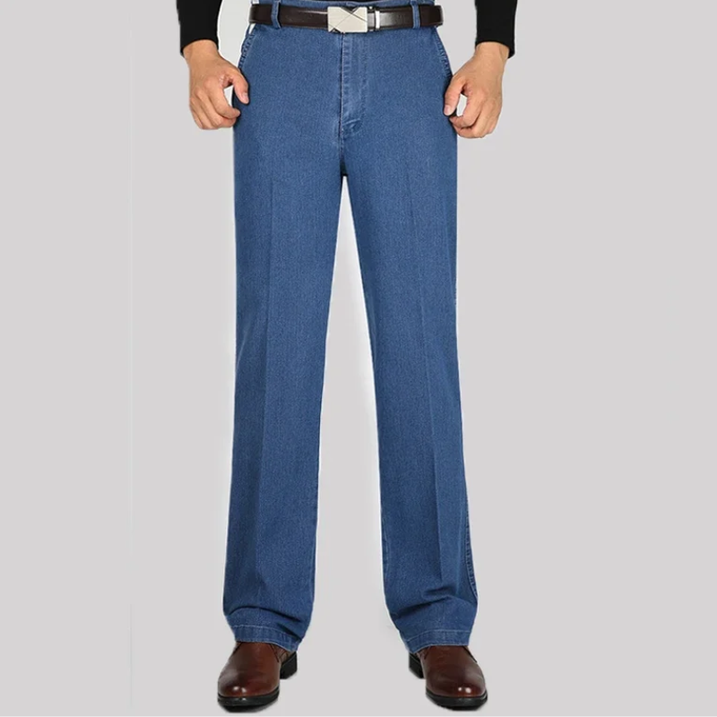 Icone™ RetroJeans: Herres Højtaljede Tilfældig Retro Jeans