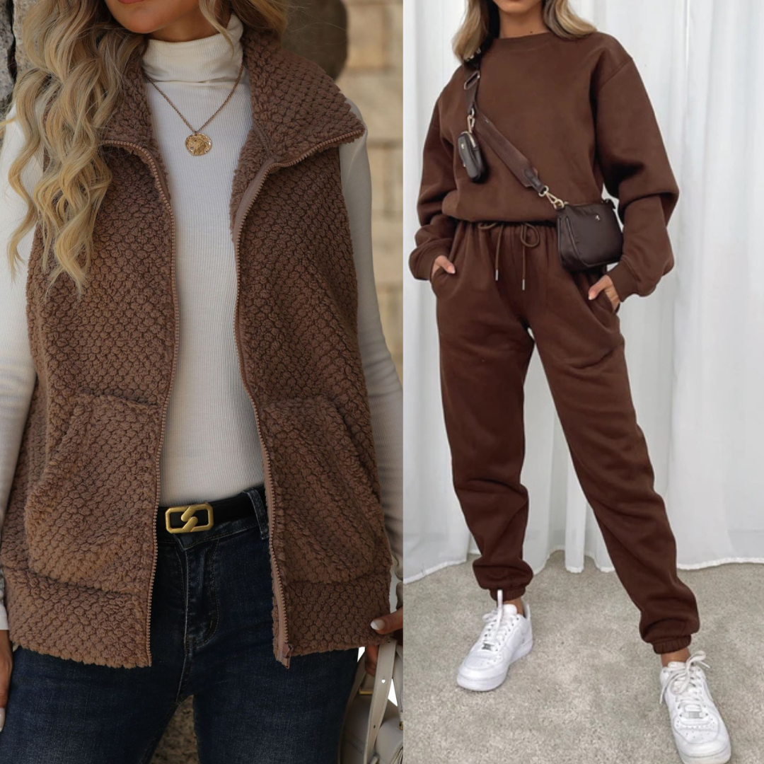 Icone™ ComfyChic: Præmie Comfy Chic Bred-Ben Bukser 3-Stykke Sæt