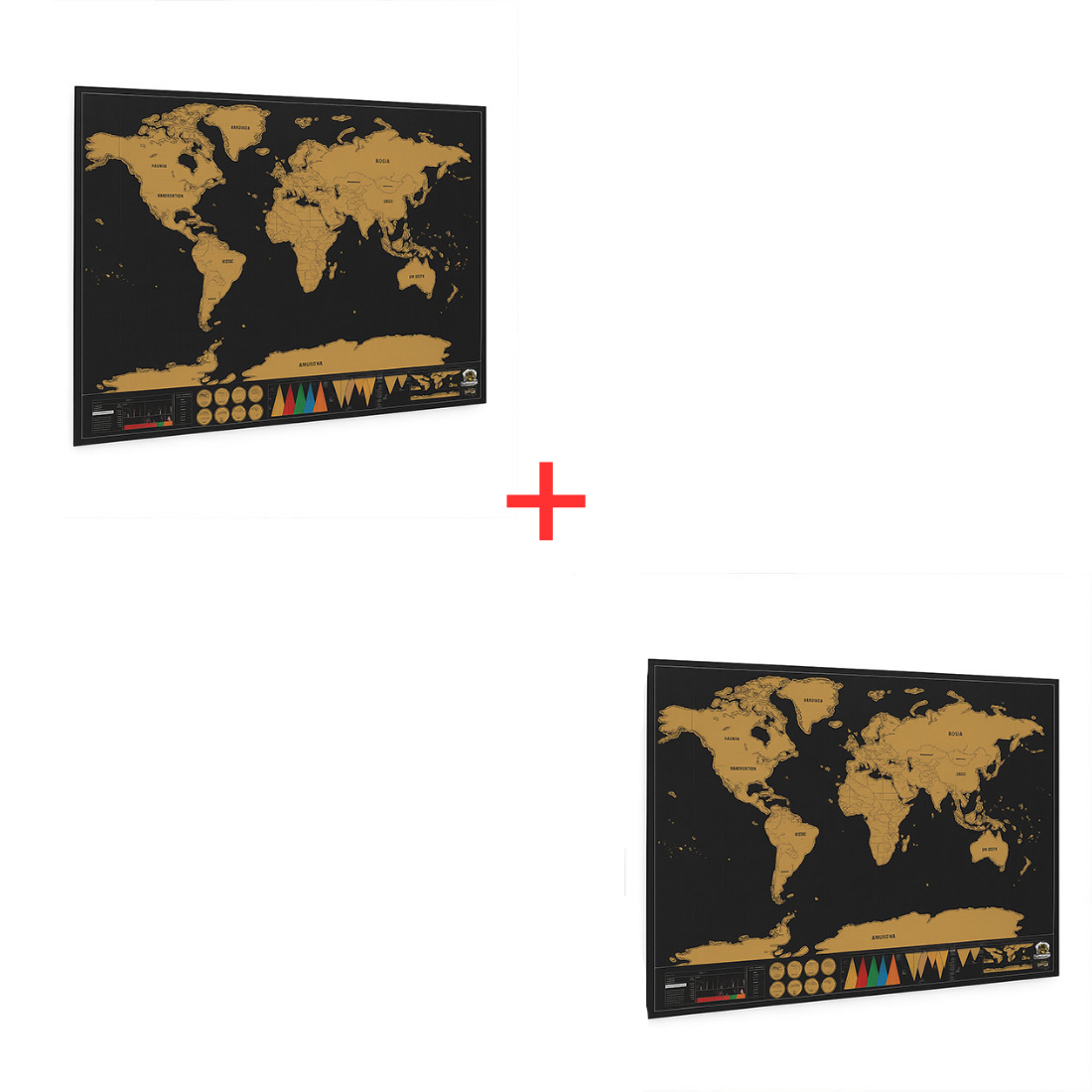 ExploreMap 1+1 GRATIS - Kradse Slukket Udforske Verden Rejse Tracker Vise Kort