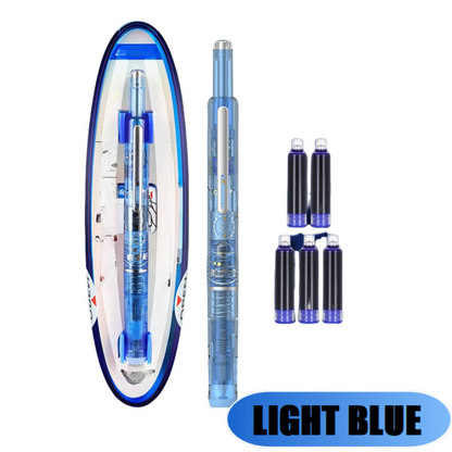 FountainPen - Uttrekkbar Og Gjenfyllbar Fyllepenn Med Blekkpatroner