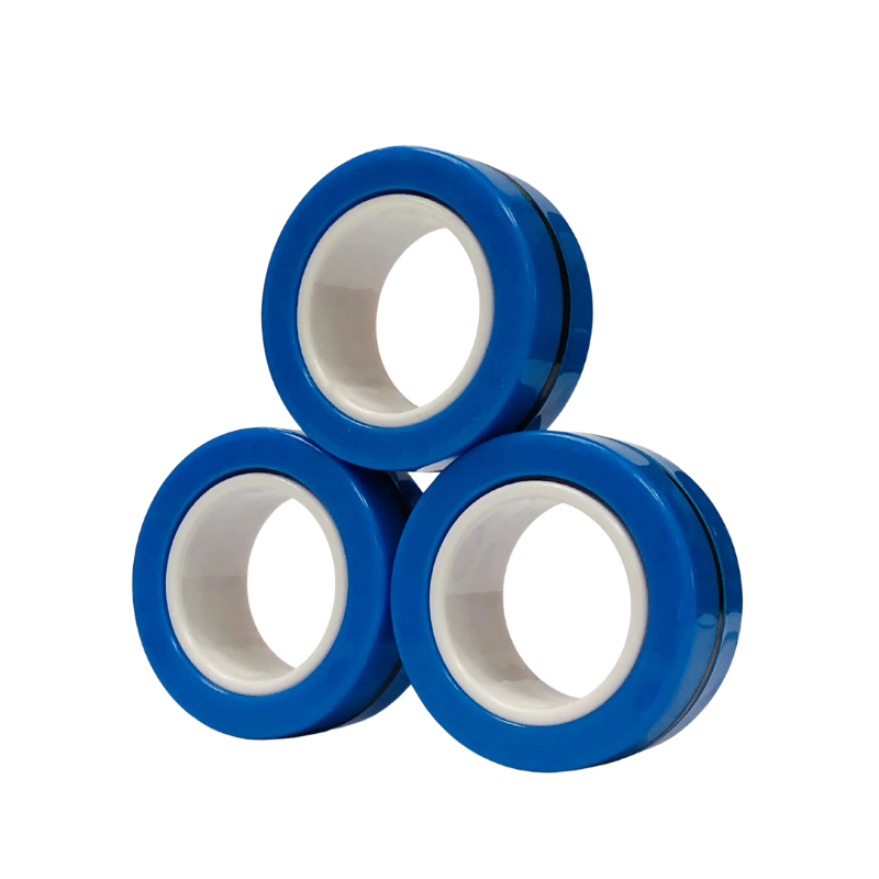 Kletshuts™ FidgetRing 1+1 GRATIS: Stressaflastende Fidget Magnetisk Spinner Ring Leg
