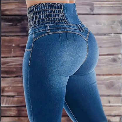 Icone™ FlareJeans: Stilfulde Strækbare Højtaljede Chic Flare Jeans