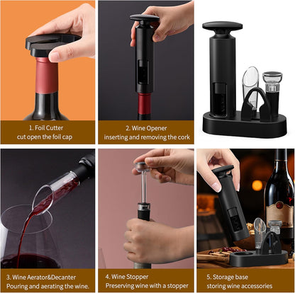 Globetrek° BottleCorkscrew - Hurtig Easy-Grip Flaskekorkskruen Åbner Værktøj