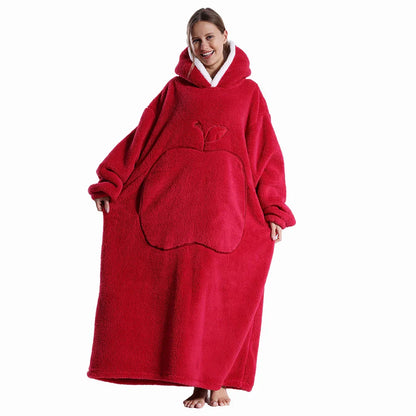 Icone™ BlanketHoodie: Plysj, oversized for heldagsvarme teppehettegenser