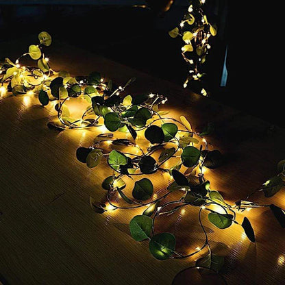 Ledsen™ LightLeaf: LED Lyslenke Blad Dekorativ Belysning
