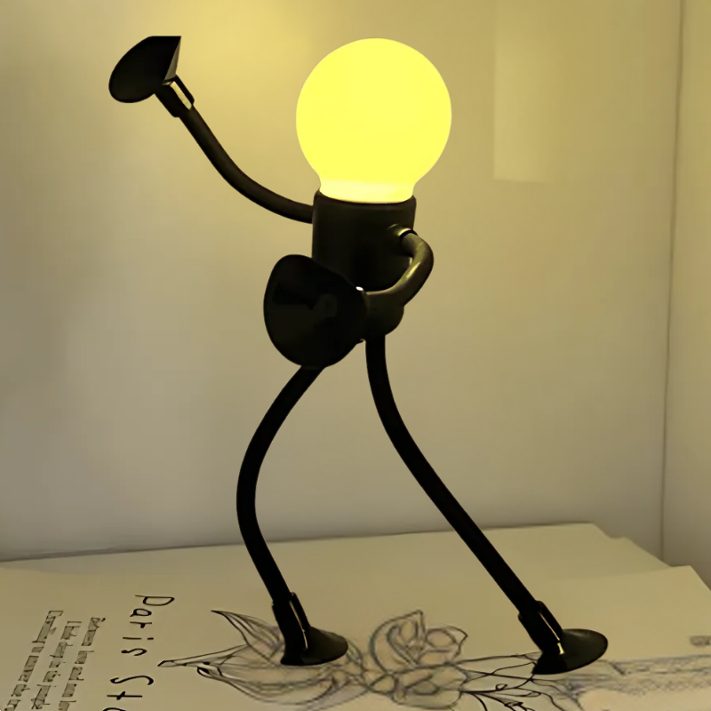 Ledsen™ FigureLamp 1+1 GRATIS: Mykt Lys Fleksibel Figur Nattlampe