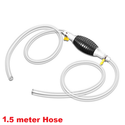 TransferPump 1+1 GRATIS - Nem At Bruge Manuel Siphon Brændstofpumpe Liquid Transfer Slange