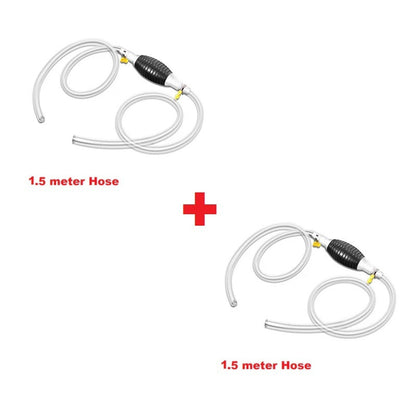 TransferPump 1+1 GRATIS - Nem At Bruge Manuel Siphon Brændstofpumpe Liquid Transfer Slange