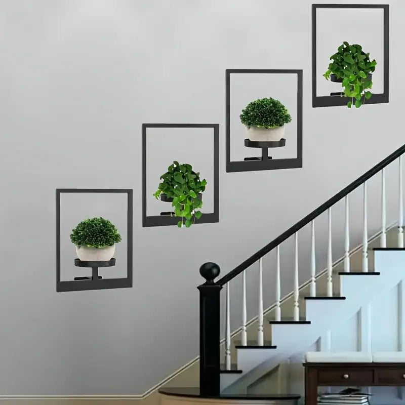 GlideHold® PlantFrame: Nem-Installation Dekorativ Moderne Plante Ramme Væg