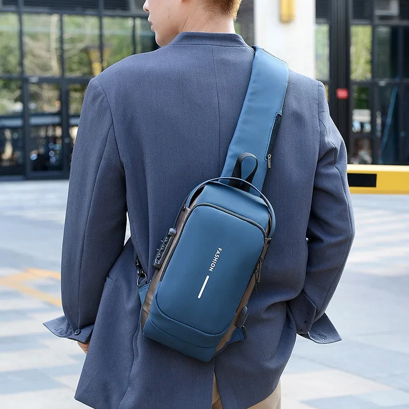 Icone™ Bag | Nytt design Crossbody SideBag Tyverisikker med Lader