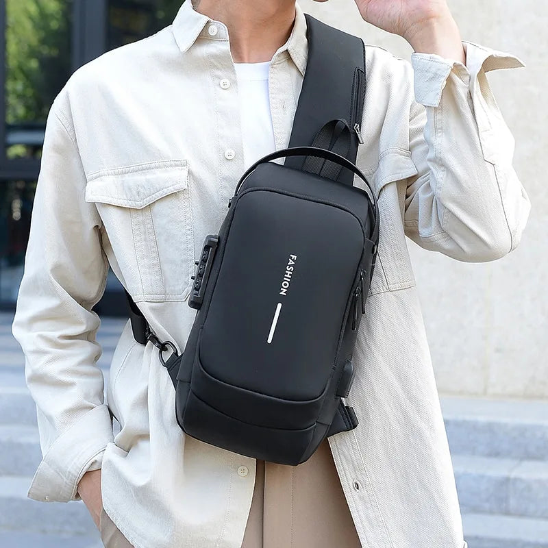 Icone™ Bag | Nytt design Crossbody SideBag Tyverisikker med Lader