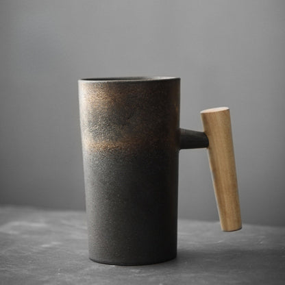 Globetrek° CeramicMug: Nordisk-Inspireret Sten Tekstureret Jord Håndværksmæssig Keramisk Krus