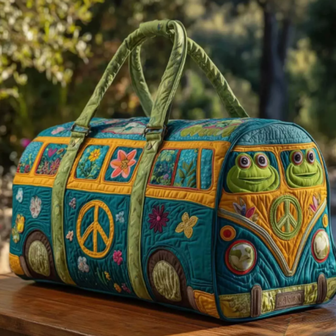 Icone™ DuffleBag: Levende Hippie Stil Multifunktionel Rejse Duffletaske