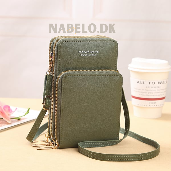 Icone™ PetiteBag - Mini Skinn Crossbody Budbringerveske