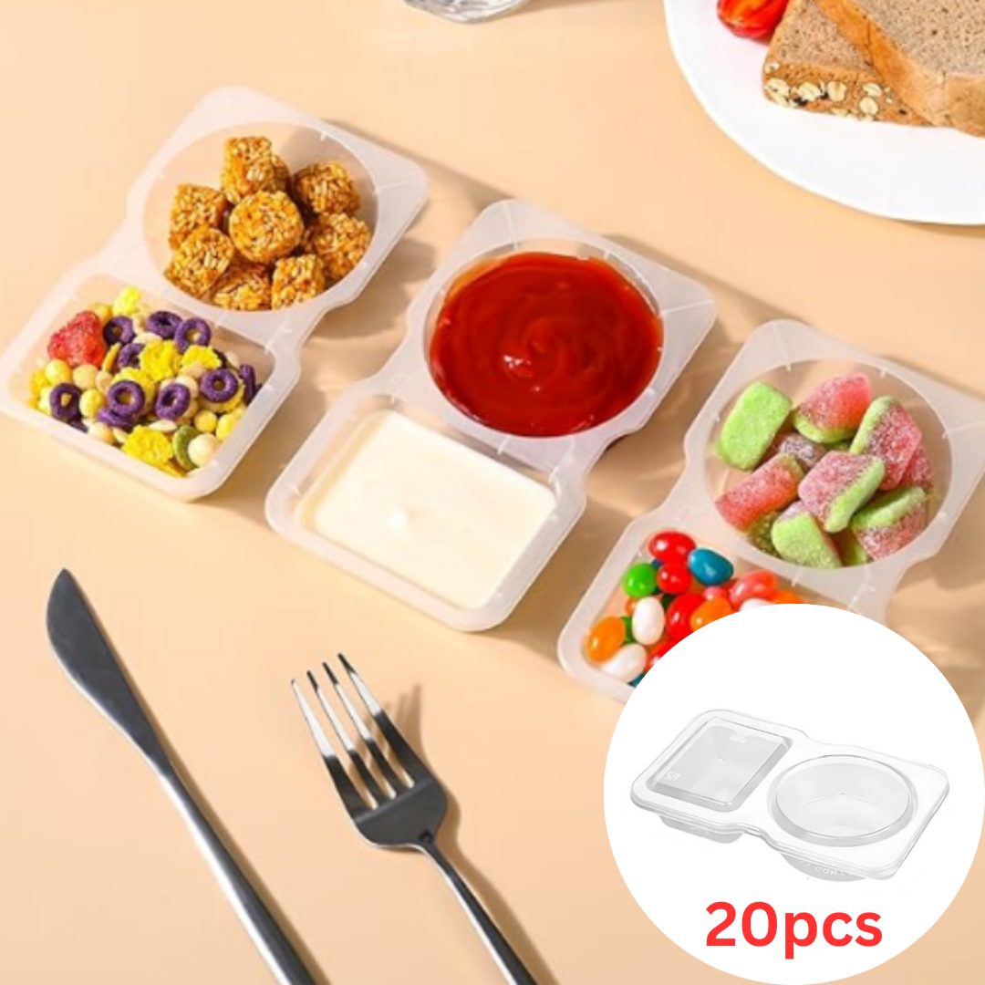 Globetrek° FoodContainer: Matbeholder med doble rom