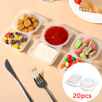 Globetrek° FoodContainer: Matbeholder med doble rom