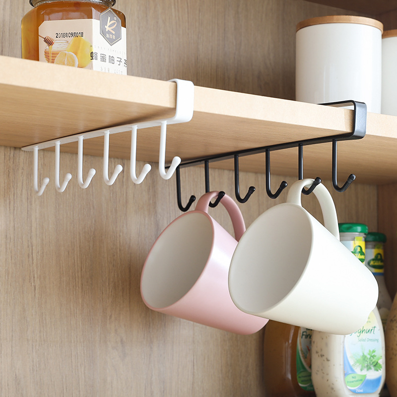 GlideHold® ShelfHooks 1+1 GRATIS: Hylle Opphengskroker Til Kjøkken Og Klesskap