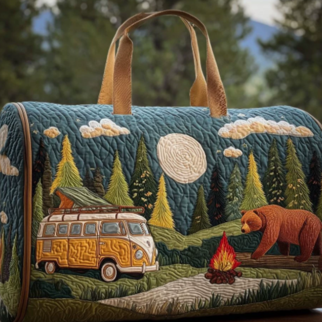 Icone™ DuffleBag: Levende Hippie Stil Multifunktionel Rejse Duffletaske