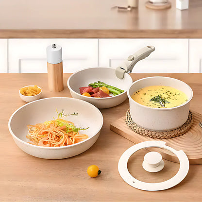 Globetrek° CeramicPans: Avtakbart Non-stick Stekepannesett