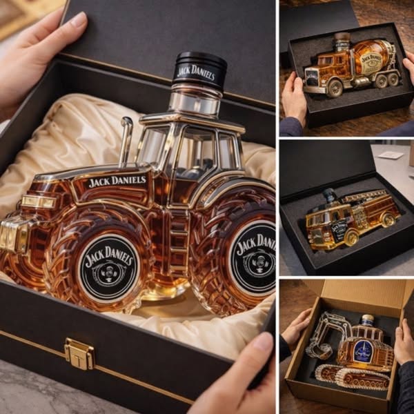 VintageBottle - Kreativ Landbruksinspirert Rustikk Vintage Flaske Design