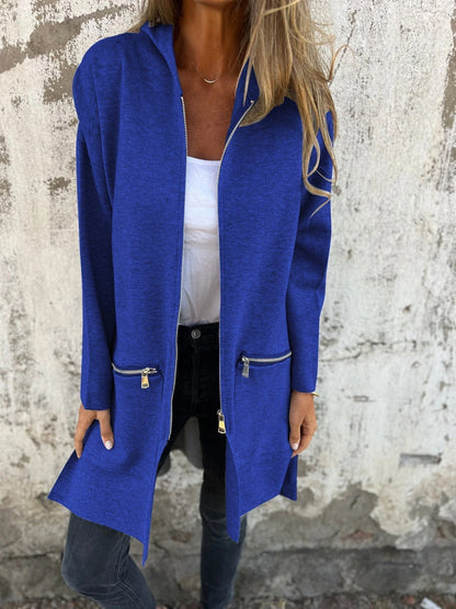 Icone™ ZipperJacket: Uformell Langermet Glidelåsjakke