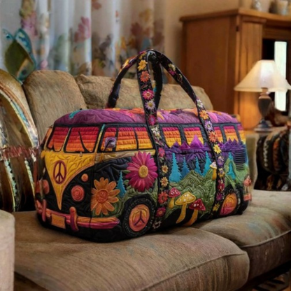 Icone™ DuffleBag: Levende Hippie Stil Multifunktionel Rejse Duffletaske