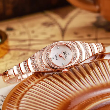 Jewelance™ ElegantWatch: Elegant Moderne Dameklokke Med Gaveeske