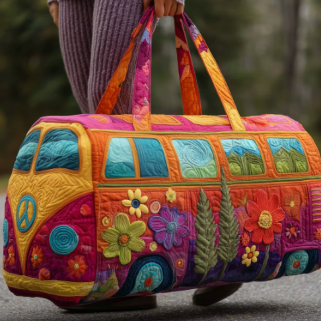 Icone™ DuffleBag: Levende Hippie Stil Multifunktionel Rejse Duffletaske