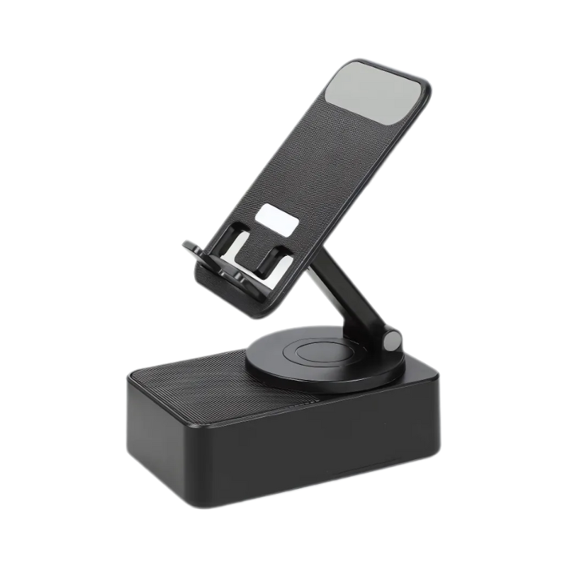 Holder360° PowerSpeaker: 3-i-1 Telefonholder Bluetooth-Høyttaler Og Bærbar Powerbank