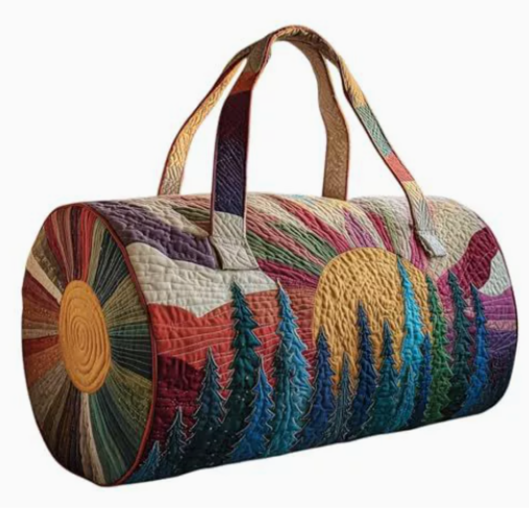 Icone™ DuffleBag: Levende Hippie Stil Multifunktionel Rejse Duffletaske