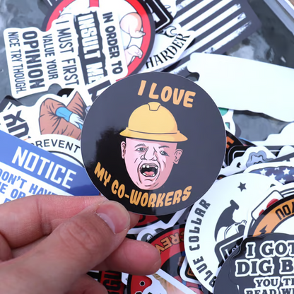 FunnyStickers: Morsom Blåsnipp Vanntett Klistremerkepakke