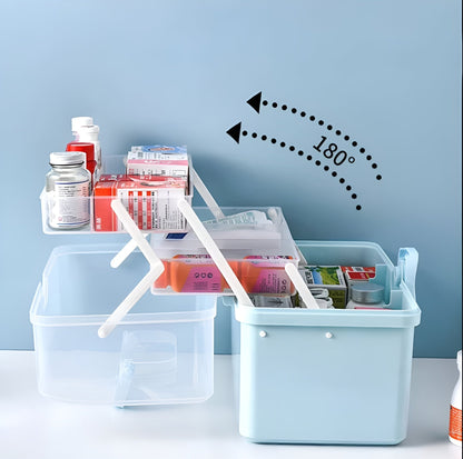 Globetrek° SmartStorage - Multifunktionel Tre-Niveaus Gennemsigtig Smart Opbevaring Organizer